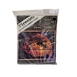 Longstitch Needlepoint 1983 Sunset Cove Kit FI-78-1502